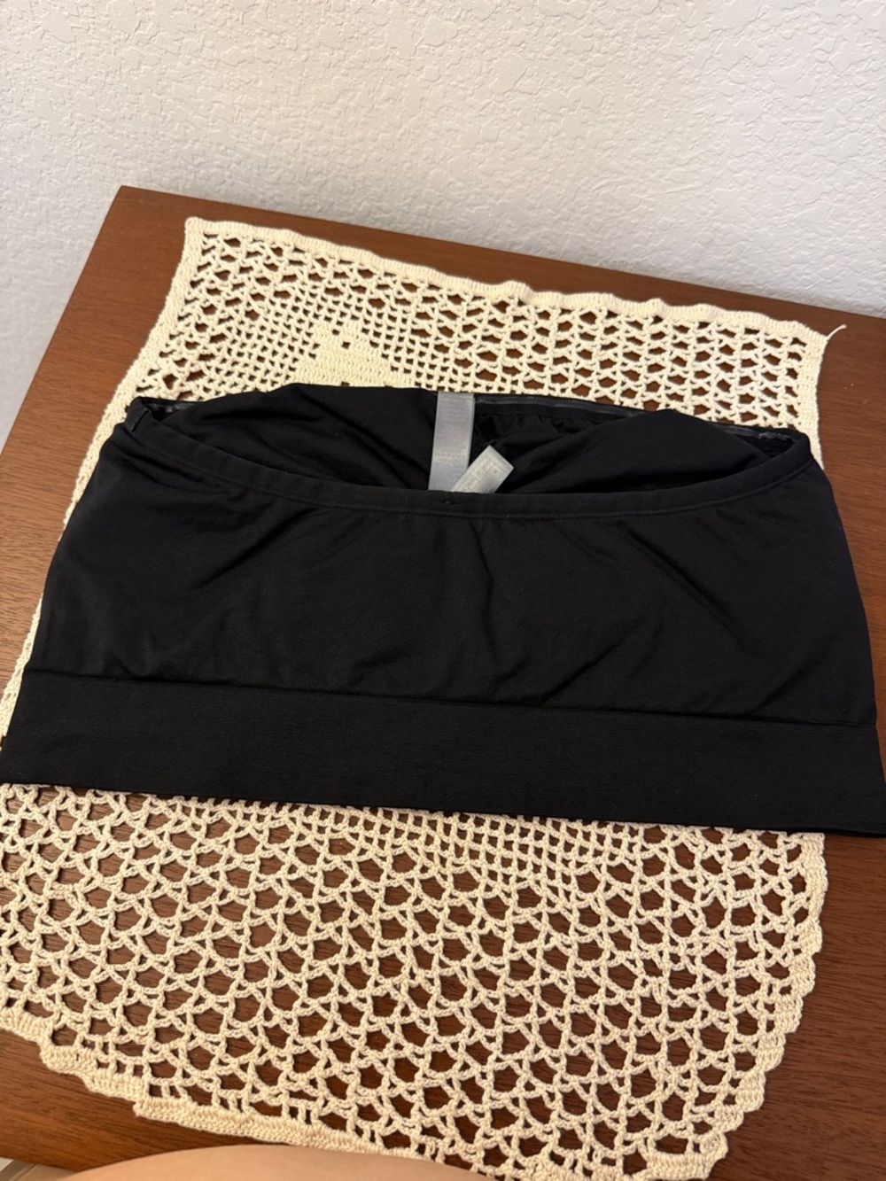 Savage X Fenty Black Seamless Strapless Bandeau - Picture 7 of 8